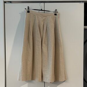 Uniqlo Beige Midi Skirt